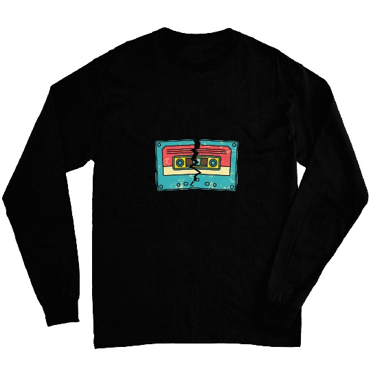 80s Music Lover 1980s Mixtape Retro Eighties Cassette Long Sleeves