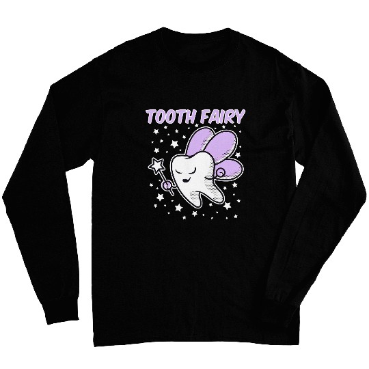 Cute Tooth Fairy Halloween Costume Dental Assistant dentists 3 Long Sleeves