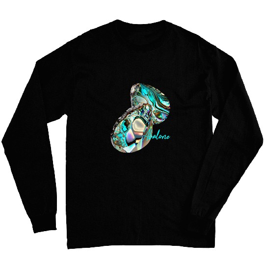 Abalone Shell Crystal Art Gemstone Art Design Lovers Abalone Long Sleeves