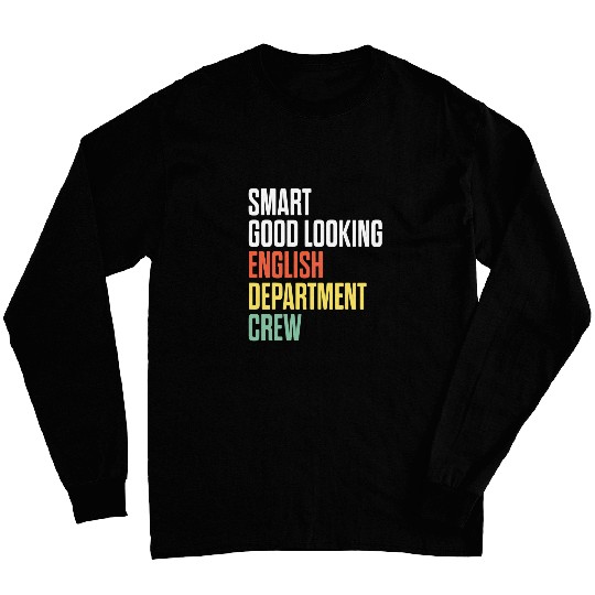 English Department Teacher School Staff 32 Long Sleeves