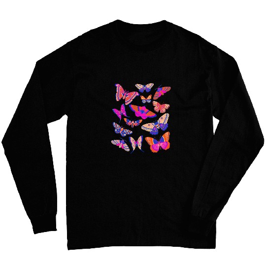 Butterfly Grunge Fairycore Insect Aesthetic Moth Cottagecore 21 Long Sleeves
