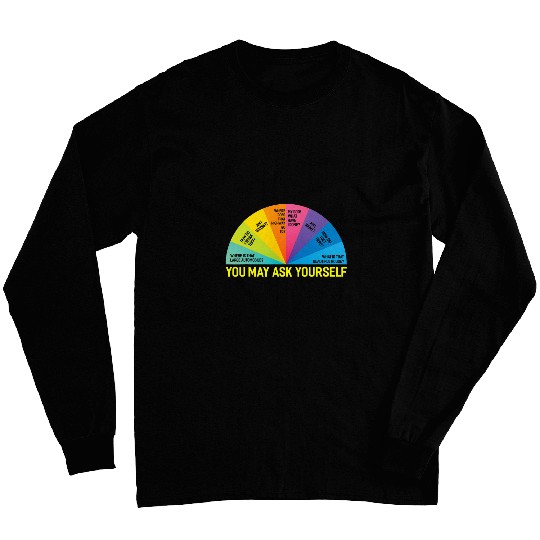 80s Music Retro Lyrics Pie Chart You May Ask Yourself Retro 22 Long Sleeves