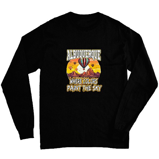 Albuquerque Balloon New Mexico Hot Air Balloon 1 Long Sleeves