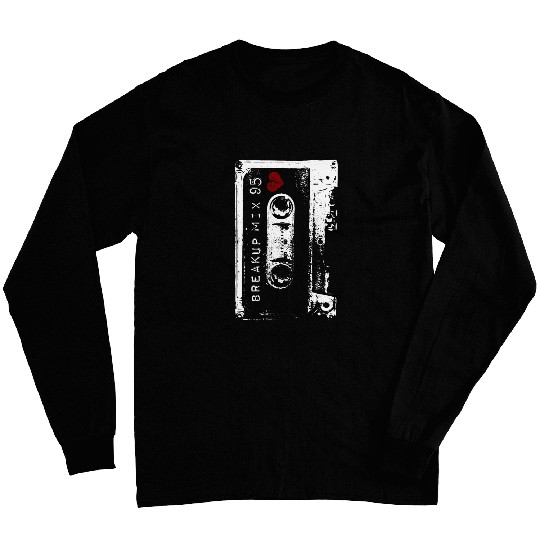 90s Music Retro Breakup Mixtape vintages Concert Long Sleeves