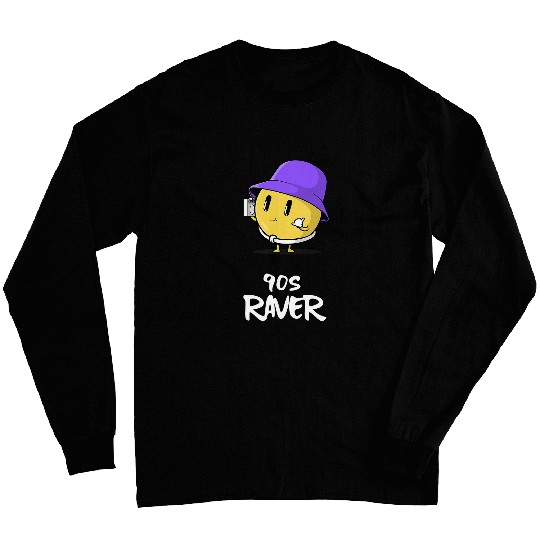 90s Raver House EDM Techno Dubstep Long Sleeves