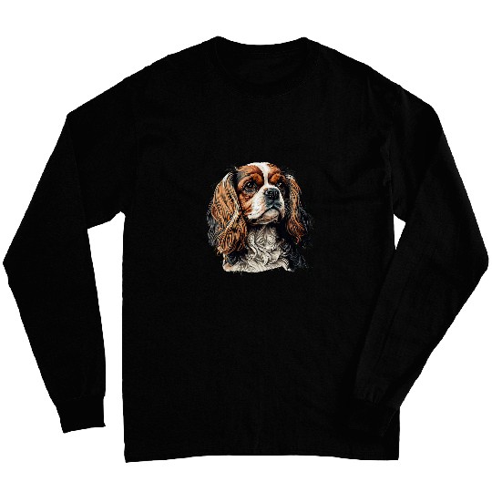 Funny Cavalier King Charles Spaniel Cute 4 Long Sleeves