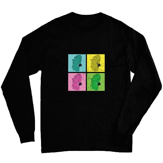 Cockatoo Lover Birdwatching Animal Bird Pop Art Cockatoo Long Sleeves