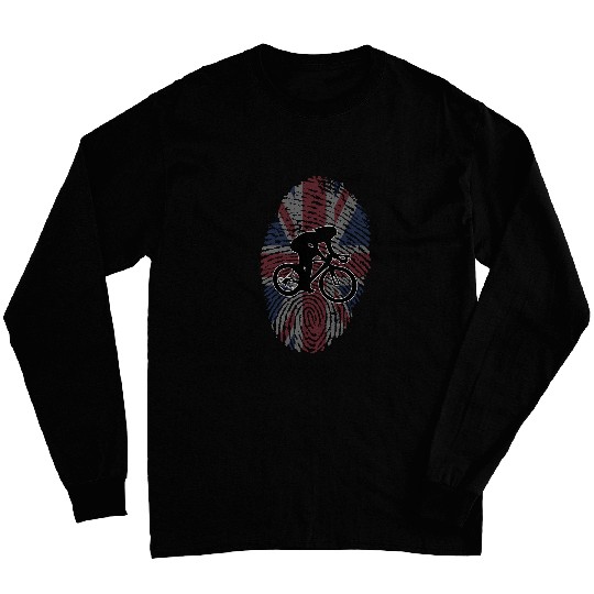 Cycling Team Flag GB Its In My DNA Union Jack 1 Long Sleeves