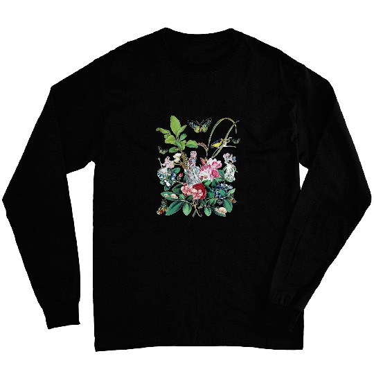 Fairycore Aesthetic Flower Butterfly Goblincore Cottagecore Long Sleeves