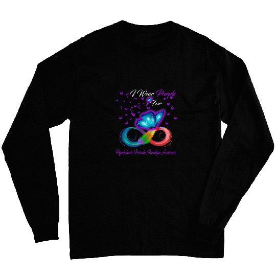 I Wear Purple For Hypokalemic Periodic Paralysis Awareness Long Sleeves