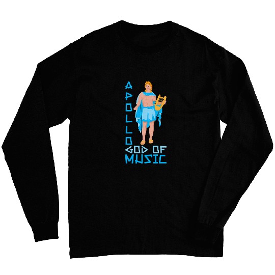 Apollo God Of Music Greek God Apollo Greek Mythology Long Sleeves