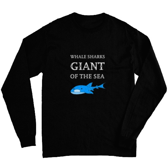 Giant Whale Sharks Marine Life Shark Lover Long Sleeves