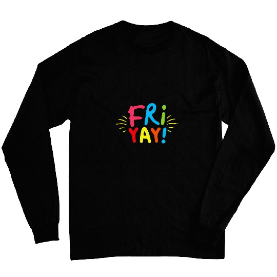 Friyay Math Teacher Funny Back To School Students Kids Gifts Long Sleeves