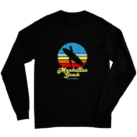 Surf Life vintages Manhattan Beach californiasSurf Long Sleeves