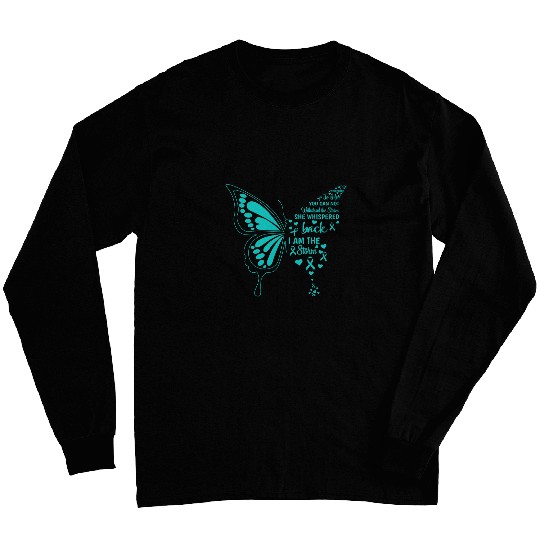 I am the storm ptsd awareness butterfly Long Sleeves
