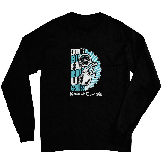 biker 3boys mens dads fars day oversized Long Sleeves