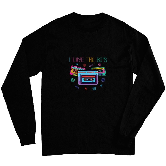 I Love The 80s Music 80s Rock Cassette Collector Long Sleeves