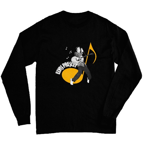 Elvis Presley Official Music Note Long Sleeves
