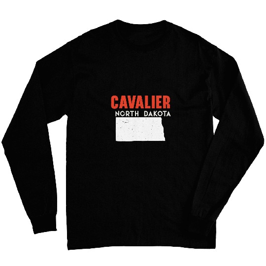 Cavalier North Dakota USA State America Travel 1 Long Sleeves