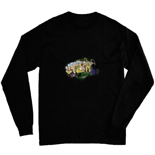 Famous Art A Sunday on La Grande by Georges Seurat Stylish Long Sleeves