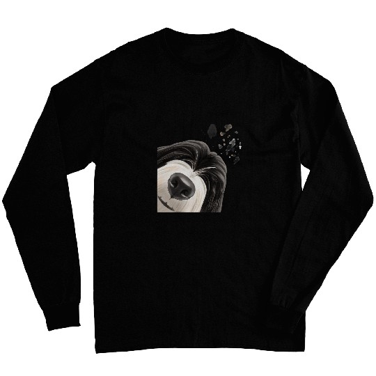 Funny Curious Dog Tibetan Terrier Long Sleeves