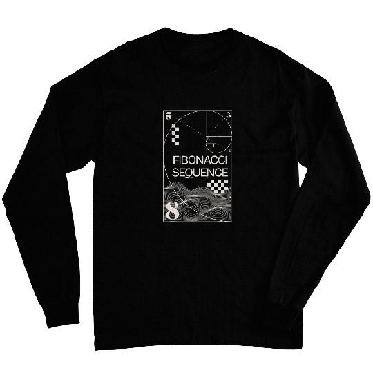 Fibonacci Sequence Golden Spiral Streetwear Aesthetic Math Long Sleeves