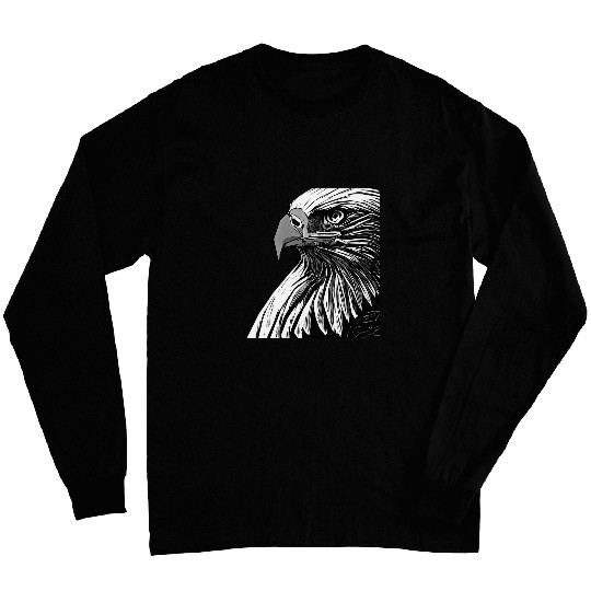 Bald Eagle American National Symbol Animal Patriotic Freedom Long Sleeves