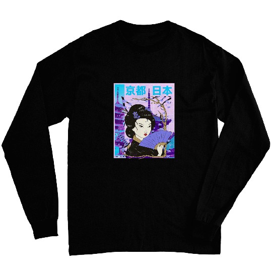 Geisha Samurai Japan Culture Japanese Kawaii Geisha Girl Long Sleeves