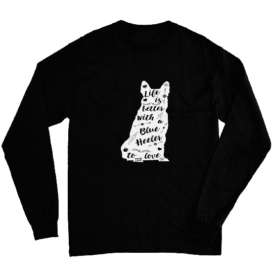 Blue Heeler Design for Blue Heeler Dog Lovers 1 Long Sleeves