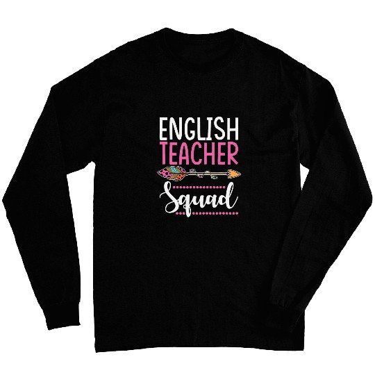 English Teacher Squad female Team Group English Teacher Long Sleeves