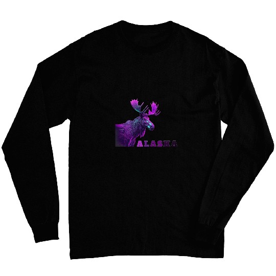 Lacrosse Gift Moose Alaska Costume supernatural merchandise Long Sleeves