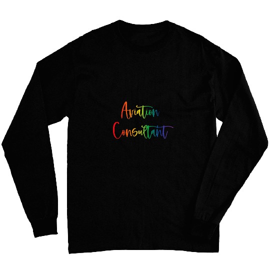 Gay Lesbian Transgender Pride Aviation Consultant Long Sleeves