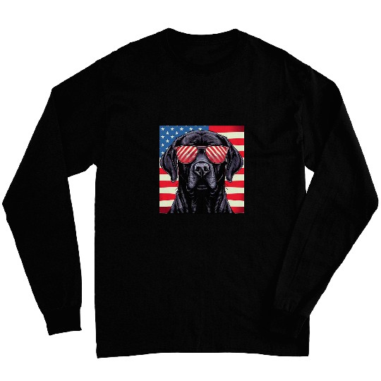 Cute Black Lab Black Labrador Retriever Puppy Dog Mom Animal 3 Long Sleeves