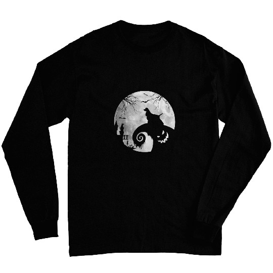 Dog Cocker Spaniel And Moon Halloween Costume Dog Lover 147 Long Sleeves