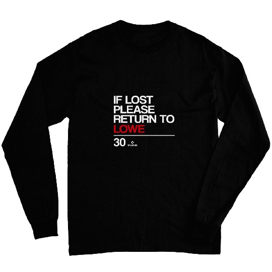 Lost Return to Nathaniel Lowe Funny Texas Baseball Long Sleeves
