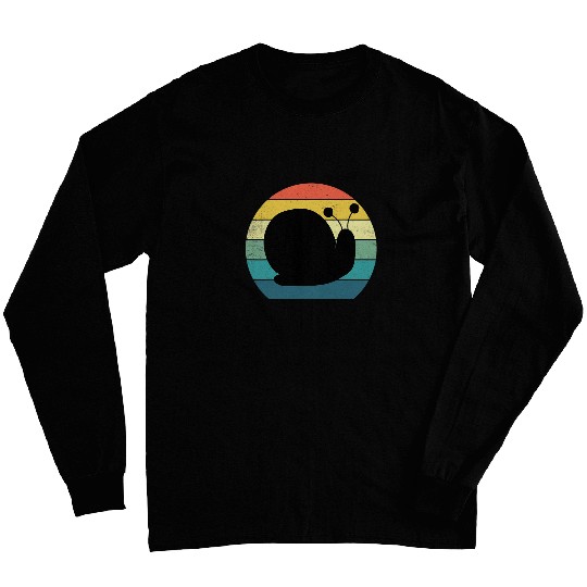 Snail Slow Shell Retro vintages 70s 80s Long Sleeves