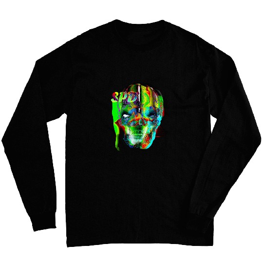 Halloween Joyful Art Skeleton Long Sleeves
