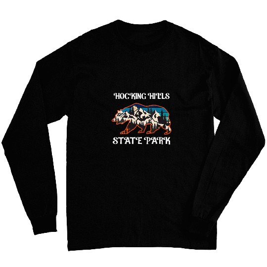 Hocking Hills State Park Ohio Nature Bear Rock Climbing Long Sleeves