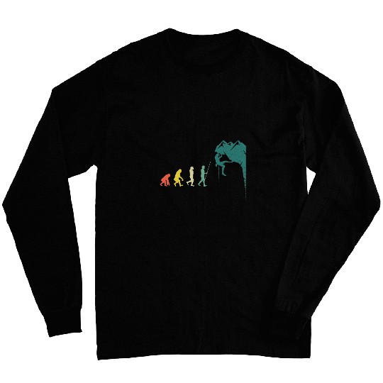 Climber Evolution of Climbing Boulder Bouldering 1 Long Sleeves