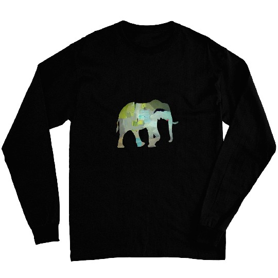 ELEPHANT ART SILHOUETTE Long Sleeves
