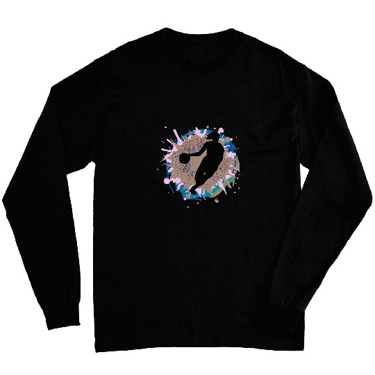 Cool Basketball Player Team Coachs Sunset Colors Pink Brown Long Sleeves