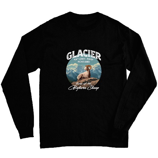 Sheep Lover Glacier National Park Bighorn Sheep 22 Long Sleeves