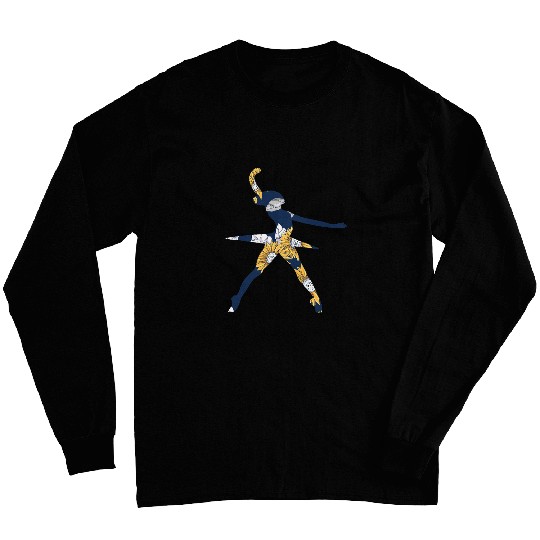 Ballerina Sunflower Ballet Dancer Floral Dancing Flower Long Sleeves