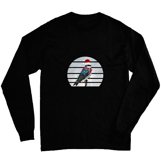 Tree Swallow Christmas Bird Santa Claus Biologist Animal 21 Long Sleeves