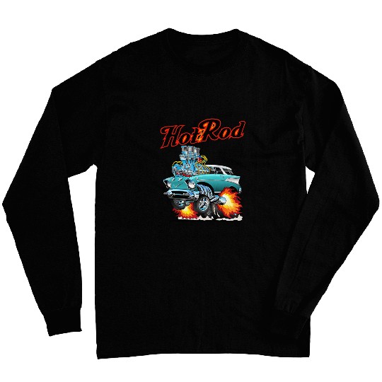 Muscle Car Mayhem Classic Car Mechanic Racing Engines Hotrod 218 Long Sleeves