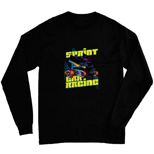 Sprint Car Racing Dirt Car Dirt Track Racing Long Sleeves