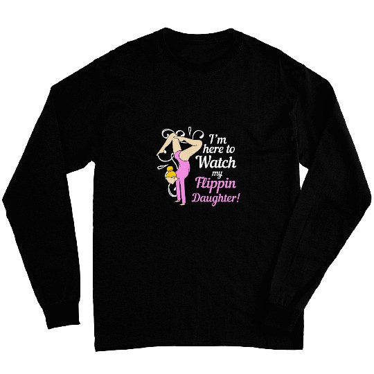 Proud Parent Gymnastics Dad Gymnast Mom Long Sleeves