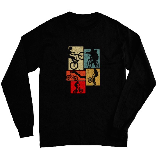 Retro Bicycle Cycling Gifts for Men and Women Long Sleeves