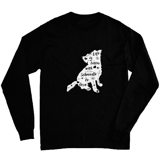 Schnoodle Design for Schnoodle Dog Lovers Long Sleeves