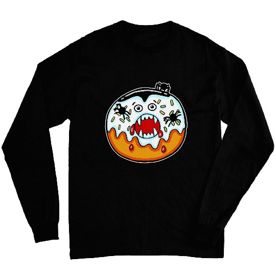 Vampire Doughnut Halloween Costume Spider Blood Sprinkles Long Sleeves